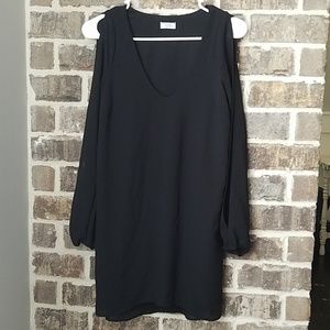 ❤Tobi Cold Sleeves Black Blouse